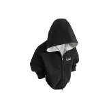 Черный с флисовой подкладкой