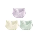 [Высококачественный графский хлопок Синьцзян, комфортный и дышащий] Светло-фиолетовый + Бежевый абрикос + Молодежный зеленый