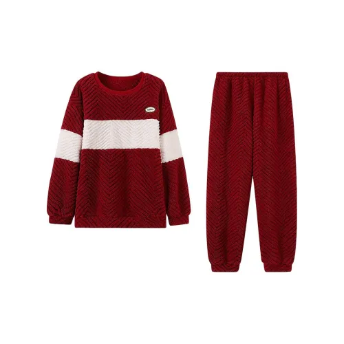 Bejirog 6640 Мужской [Зодиакальный год Красный Премиум] Мужской Пижамные комплекты