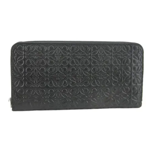 LOEWE Кошелек из коровьей кожи женский черный