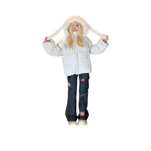 DEDY Синий Женские пуховики