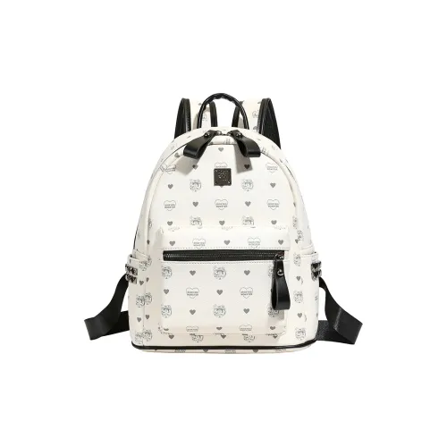 DCLOUD ПУ (полиуретан) Рюкзак Маленький размер Большой Рекомендуемый размер Женские Черный Белый Белый Розовый Коричневый