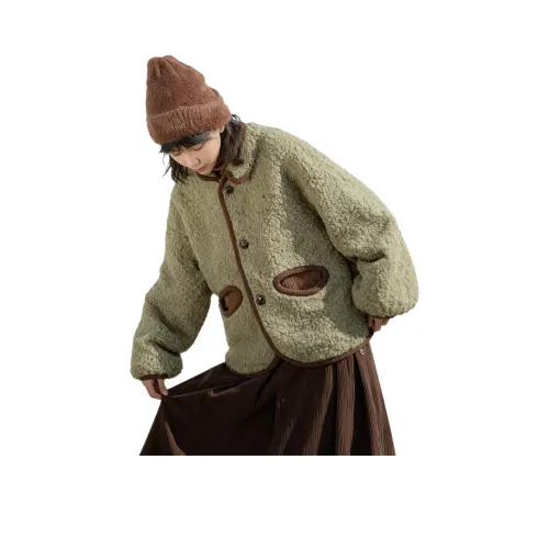 Армейский зеленый с хлопком женские бархатные куртки