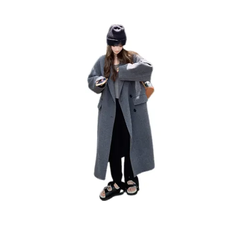 CHUNSHIMAN Средне-серый Женское Пальто