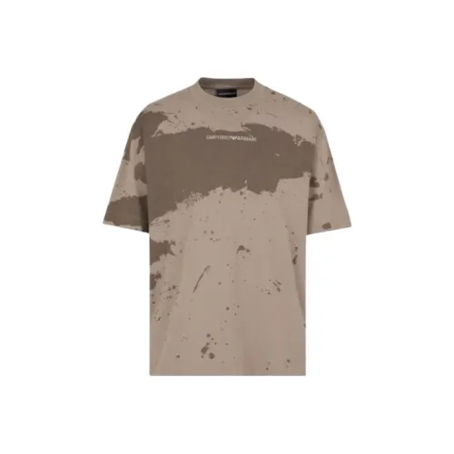 EMPORIO ARMANI Серые Мужские T-Рубашки