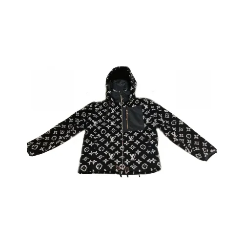 LOUIS VUITTON Хлопковый пуховик женский черный