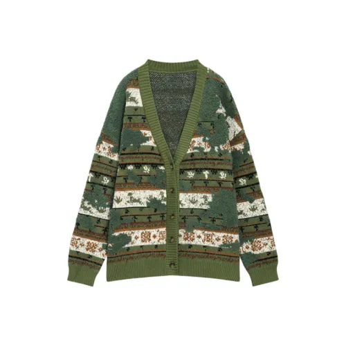 PIANDUAN Армейский зеленый Женский трикотаж