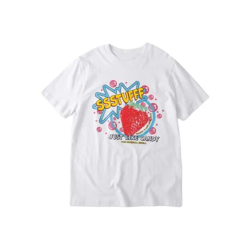 SSSTUFFF Белый Унисекс T-рубашки