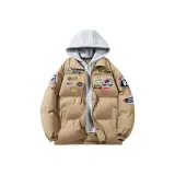 Хаки серый капюшон