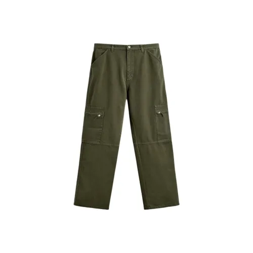 ZARA Collaboration Хаки Мужские Карго Брюки
