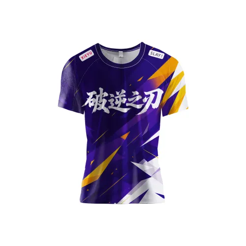 PANHIGH Blade of Resistance Бадминтон Джерси Унисекс Фиолетовый Желтый