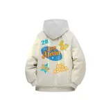 Ecru Cotton Down Jacket (Insulated)  
Экрю хлопковый пуховик (утепленный)