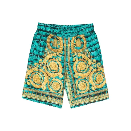 VERSACE Шорты Детские Синие Зеленые