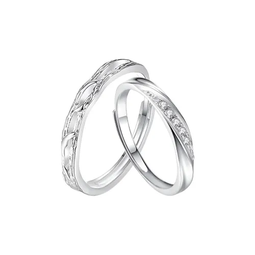 QUIET LOVE Искусственный топаз кольца унисекс