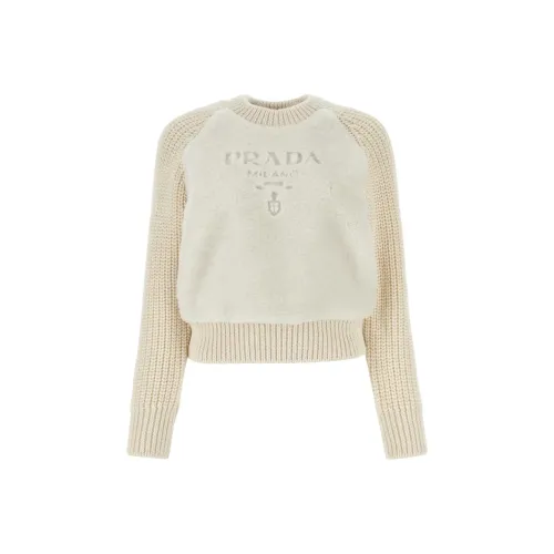 PRADA Бежевые Женские Свитеры