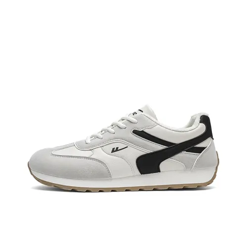 Warrior Slip-resistant Abrasion-resistant Low Top Casual Shoes Unisex Beige Gray Black Warrior Противоскользящий Аbrasion-resistant Низкий Топ Повседневная Обувь Унисекс Бежевый Серый Черный