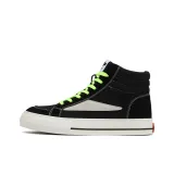 Чёрный зелёный шнурки