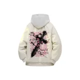 Экрю [Heavyweight с флисовой подкладкой, плотный] (в комплекте с высококачественным тяжелым бело-серым свитшотом с фотиния)