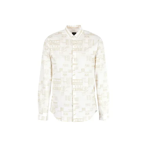 ARMANI EXCHANGEAE SS24 Рубашка Мужская Экрю