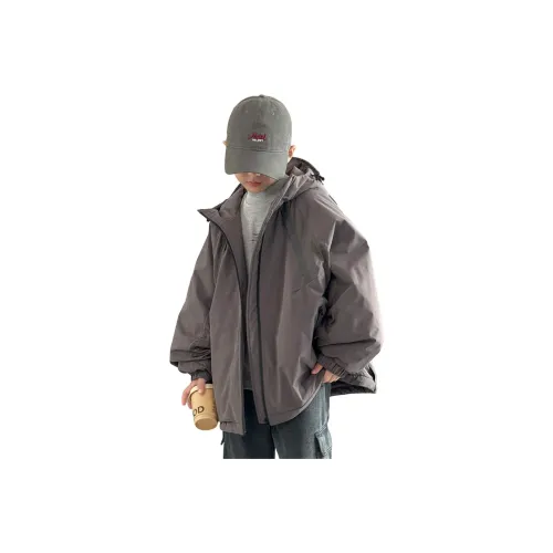 7 SEVFUN Повседневный Хлопковый пуховик Зимний серый Подростки