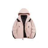 Розовый пуховый комплект (3 в 1)