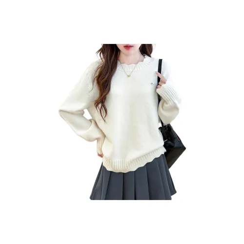 Tonlion Экрю Женские Свитера