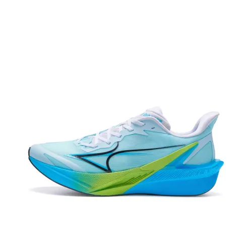 Здоровье износостойкий легкий дышащий противоскользящий. Бег трусцой спортивные кроссовки унисекс зеленый DYNAMIC синий