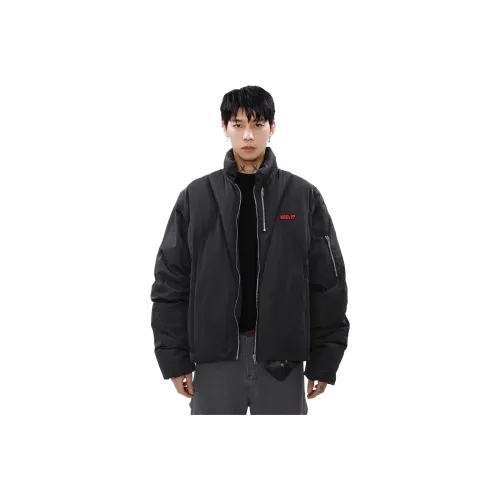 HOKLV Черный С подарками Съемная застежка-булавка Унисекс Пуховики