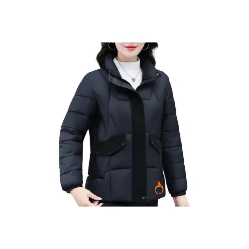 The Temptation Of The Muse Воротник-стойка Хлопковый пуховик Женский