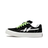 Чёрный зелёный шнурки