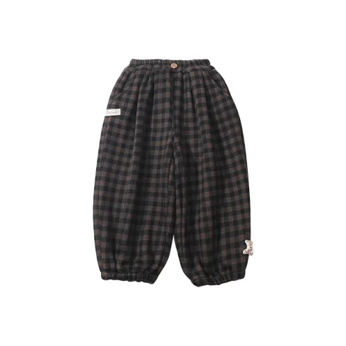 SHIBU Ле Сяосия и KZ55129 Этикетка Клетчатый Композитный Брюки Цвет на изображении Детские Тренировочные Брюки