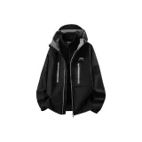 3-в-1 [Все-Погода Hardcore Ветровка] Черный