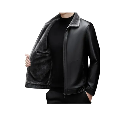 TIFAN Мужские кожаные куртки