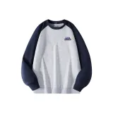 Темно-синий Collides с Серый