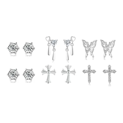 MISS TOOYA Сплав Серьги-гвоздики Женские