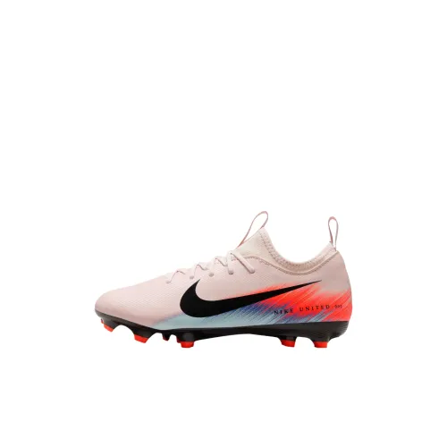 Nike Mercurial Vapor 16 Academy Дышащие Низкие Детские Футбольные Бутсы Темно-Розовые