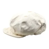 Бежевый восьмиугольный берет