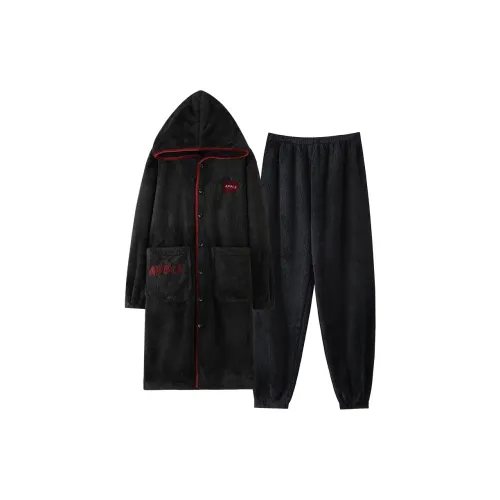 BEIYINA Черный мужской комплект пижам