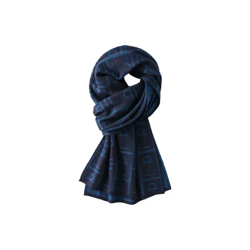 MH Вязаные шарфы из смешанной шерсти для мужчин