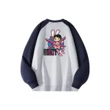 Темно-синий Collides с Серый