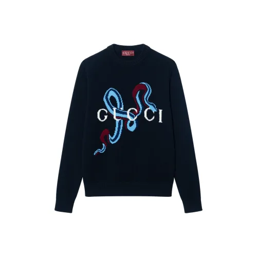 GUCCI Синие Мужские Свитера