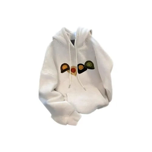 GOYN Белый Серый Флисовая подкладка Школьные свитшоты