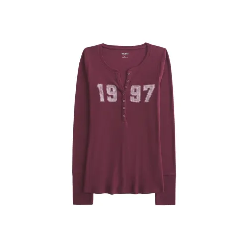 Hollister Red Женские T-рубашки