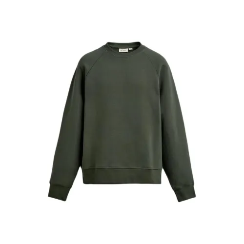 ZARA Collaboration ORIGINS Средний Зеленый Мужской Свитшот