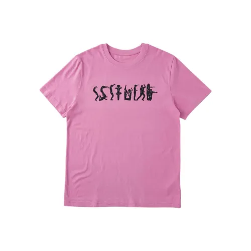 SSSTUFFF Розовый Унисекс T-рубашки