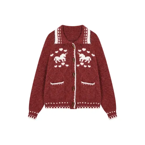 Umoumo Red Женские Свитера