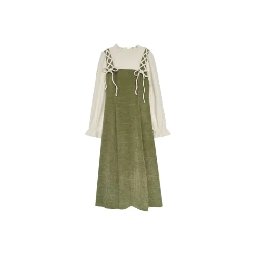 PUREIDOL Изображение Цвет Женский Длинный Рукав Платья