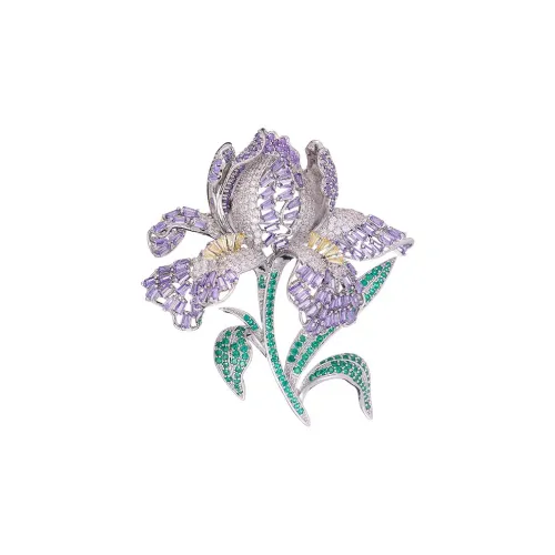 Listen To The Flowers Bloom 3A Циркон Броши Женские