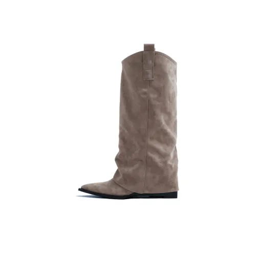 JEPSEN Высокие сапоги на колено цвет хаки женские