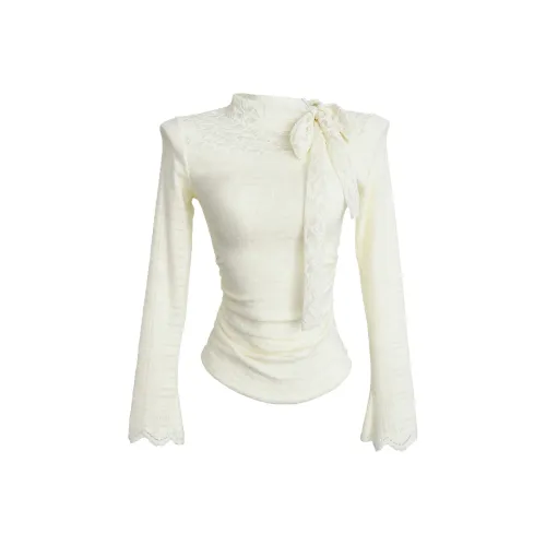 Aghr Светло-абрикосовые женские футболки T